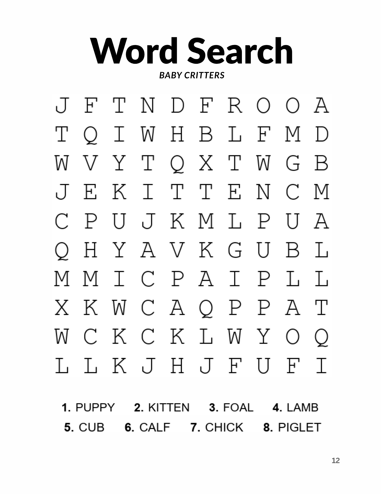Word Search