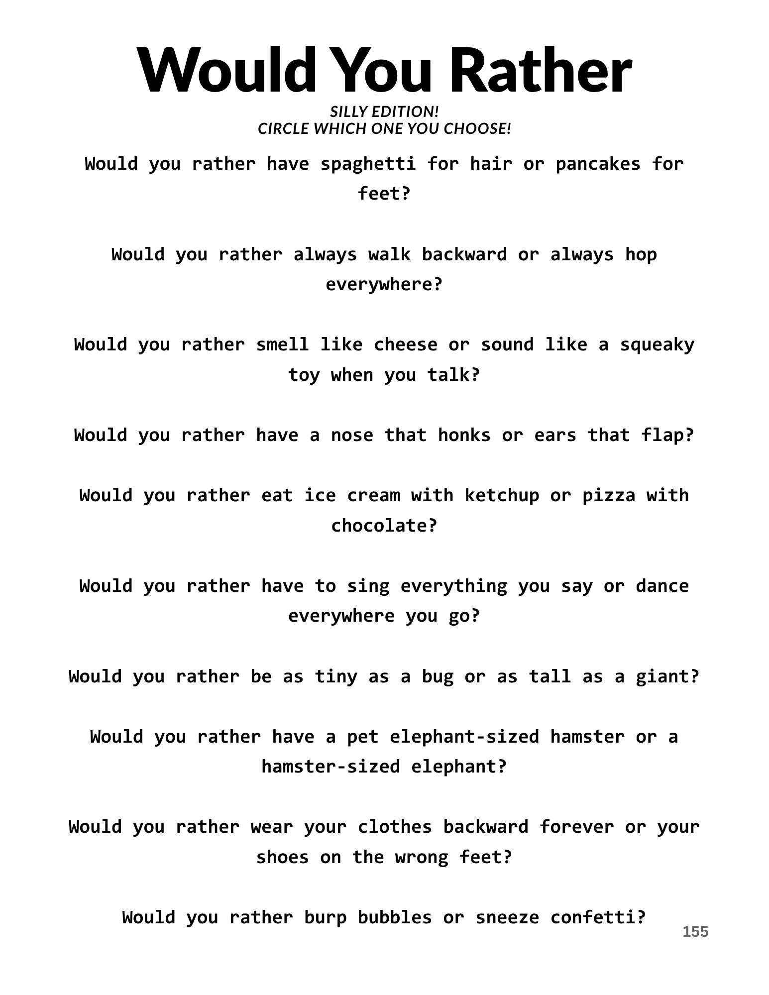 Would You Rather
